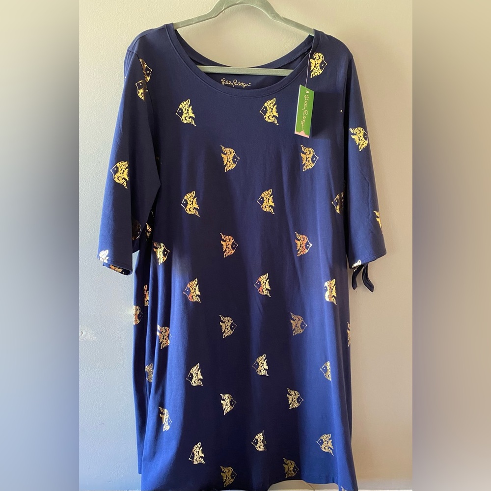 Lilly Pulitzer- Preston Dress- Reel It In Allover- NEW
